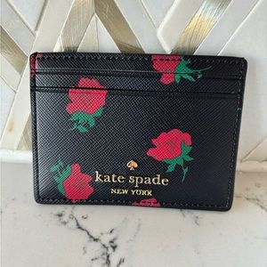 Kate Spade Madison Ditsy Rose card holder wallet